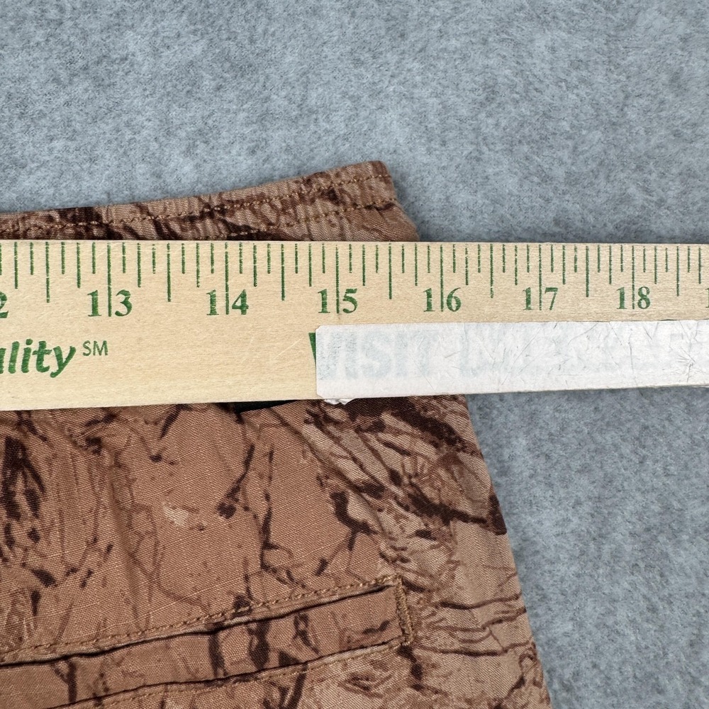 Levi Strauss Signature Cargo Shorts Mens Small Brown Camo Print 9in Inseam NEW - Picture 8 of 9